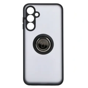 Kup Etui z uchwytem na palec Bizon Case Hybrid Ring do Samsung Galaxy A25 5G przydymione z czarną ramką - BIZ4194 - {ean13} - Sklep Home Screen