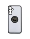 Kup Etui z uchwytem na palec Bizon Case Hybrid Ring do Samsung Galaxy A25 5G kouřové s černým rámem - BIZ4194 - {ean13} - Sklep Home Screen