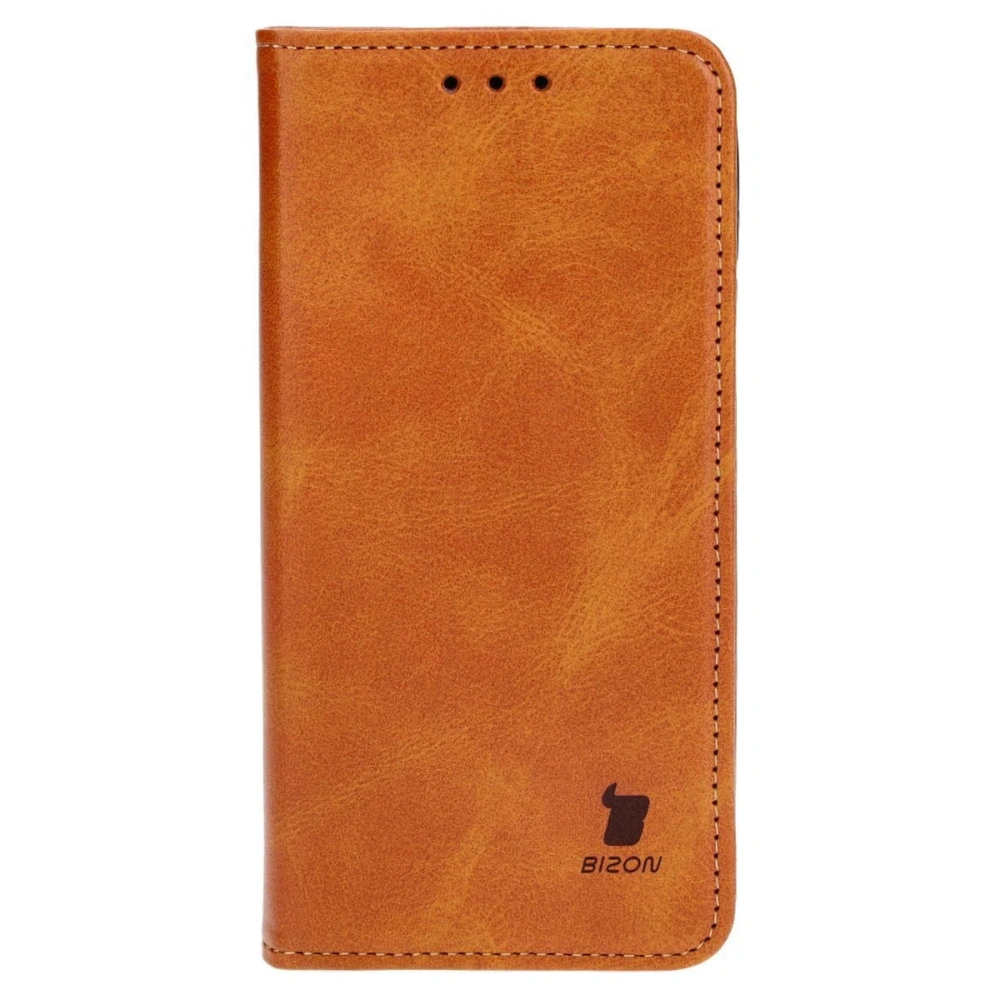 Etui z klapką Bizon Case Pocket Pro do Samsung Galaxy S24 brązowe