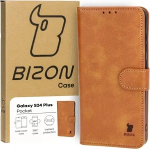 Kup Etui z klapką Bizon Case Pocket do Samsung Galaxy S24 Plus brązowe - BIZ4203 - {ean13} - Sklep Home Screen