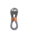 Native Union Gürtelkabel Lightning mit Lederschließe 1,2m (Zebra)