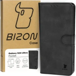 Kup Etui z klapką Bizon Case Pocket do Samsung Galaxy S24 Ultra czarne - BIZ4208 - {ean13} - Sklep Home Screen