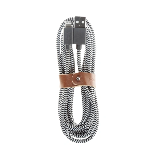 Kup Kabel Native Union Belt Cable Lightning se skórěným zapínáním 3m (zebra) - NTU005ZEB - {ean13} - Sklep Home Screen