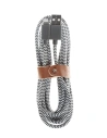 Native Union Gürtelkabel Lightning mit Lederschließe 3m (zebra)