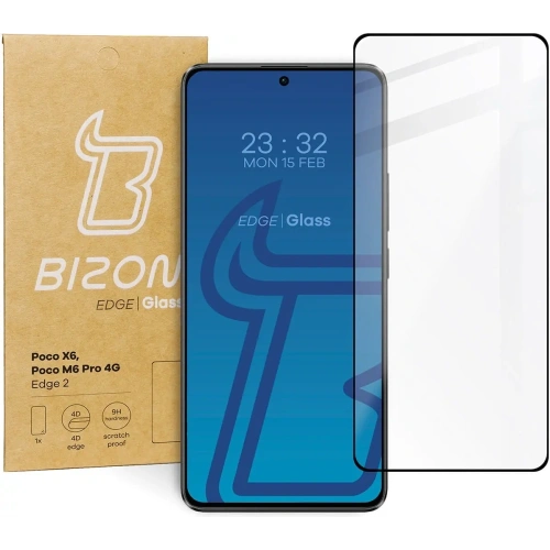 Kup Bizon Glass Edge 2 Xiaomi Poco X6 / Poco M6 Pro 4G / Redmi Note 13 5G / Redmi Note 13 Pro 4G/5G - BIZ4213 - {ean13} - Sklep Home Screen