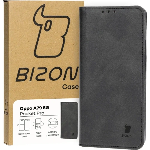 Kup Etui z klapką Bizon Case Pocket Pro do Oppo A79 5G czarne - BIZ4219 - {ean13} - Sklep Home Screen