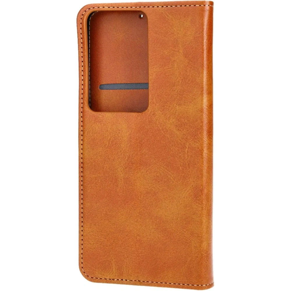 Etui z klapką Bizon Case Pocket Pro do Oppo A79 5G brązowe