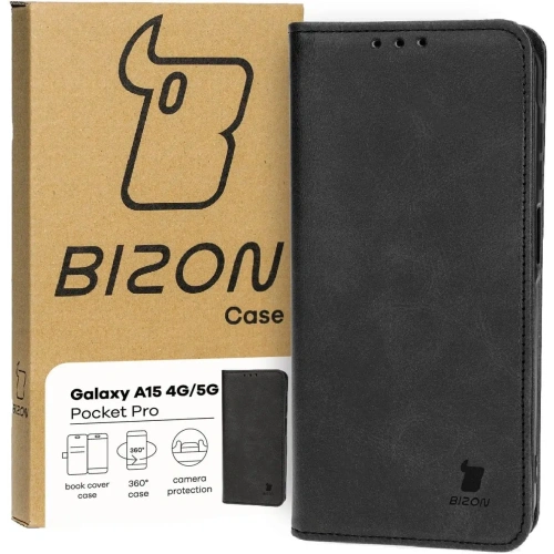 Kup Bizon Case Pocket Pro Samsung Galaxy A15 5G/4G fekete - BIZ4230 - {ean13} - Sklep Home Screen