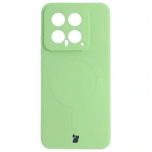 Kup Etui Bizon Case Silicone Magnetic Sq do Xiaomi 14 jasnozielone - BIZ4231 - {ean13} - Sklep Home Screen
