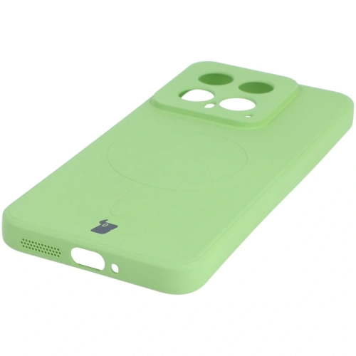 Kup Etui Bizon Case Silicone Magnetic Sq do Xiaomi 14 jasně zelené - BIZ4231 - {ean13} - Sklep Home Screen