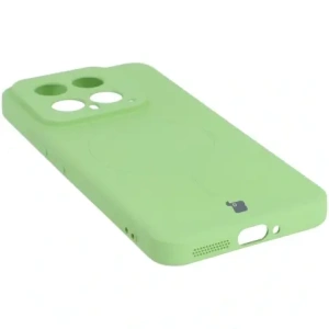 Kup Etui Bizon Case Silicone Magnetic Sq do Xiaomi 14 jasnozielone - BIZ4231 - {ean13} - Sklep Home Screen