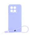 Bizon Case Silicone Magnetic Sq Xiaomi 14 light purple