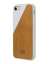 Etui Native Union Clic Wooden Apple iPhone 7/8 (bílá)