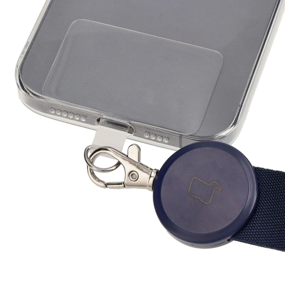 Smyczka do telefonu Bizon Accessories Leash Dragonfly niebieska