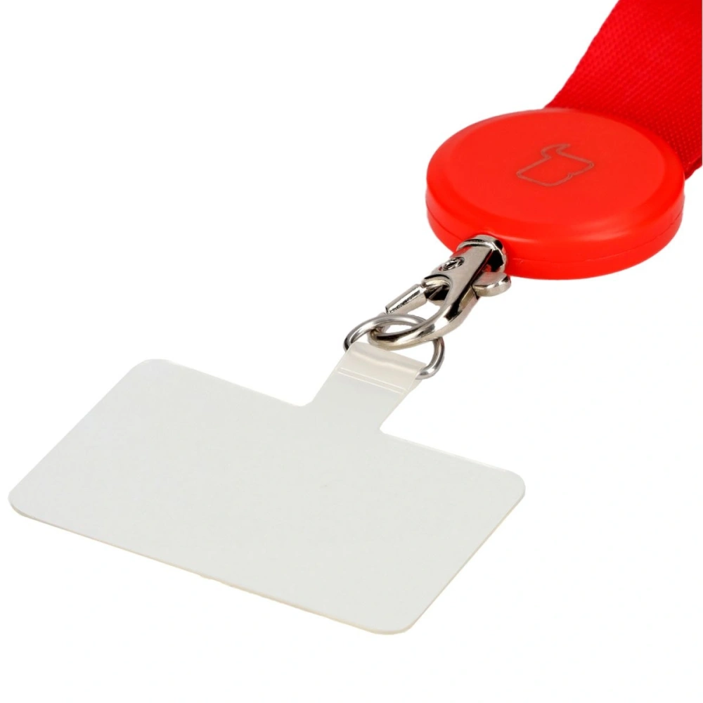 Smyczka do telefonu Bizon Accessories Leash Dragonfly czerwona