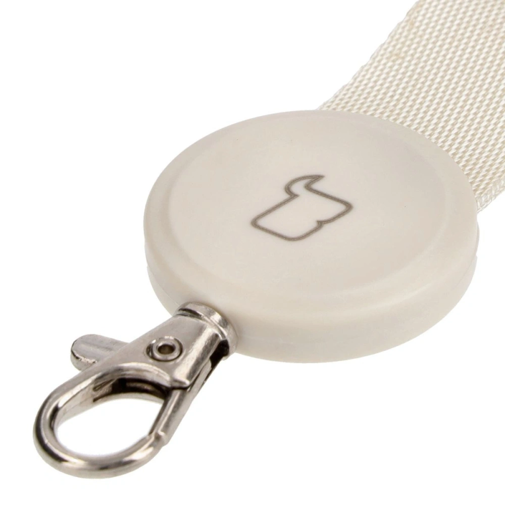 Smyczka do telefonu Bizon Accessories Leash Dragonfly beżowa