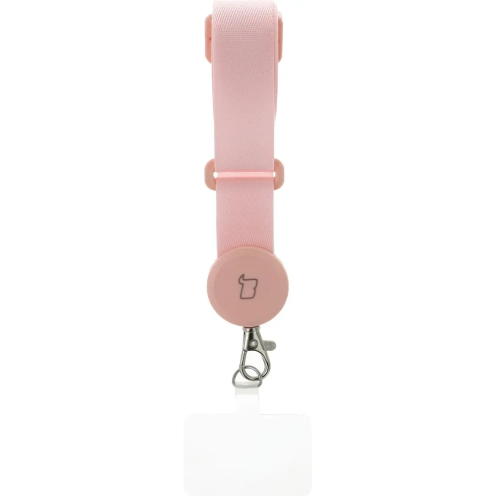 Smyczka do telefonu Bizon Accessories Leash Dragonfly różowa