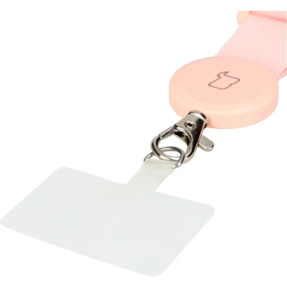 Smyczka do telefonu Bizon Accessories Leash Dragonfly różowa