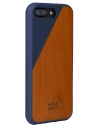 Etui Native Union Clic Wooden Apple iPhone 7/8 Plus (tengerkék)