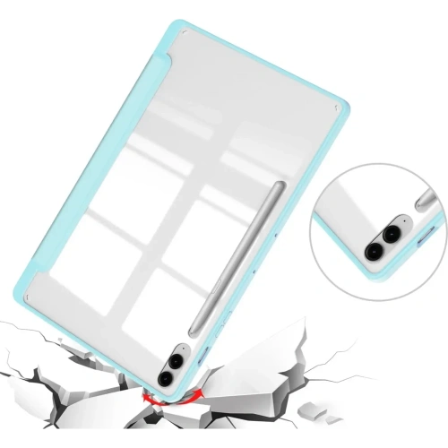 Kup Etui Bizon Case Tab Clear Matt do Samsung Galaxy Tab S9 FE Plus błękitne - BIZ4243 - {ean13} - Sklep Home Screen
