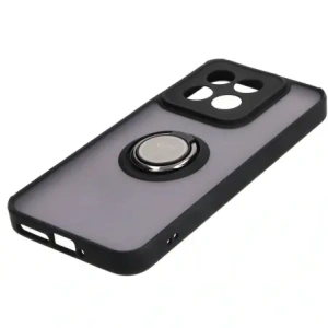 Kup Etui s úchopem na prst Bizon Case Hybrid Ring pro Xiaomi 14 kouřové s černým rámečkem - BIZ4244 - {ean13} - Sklep Home Screen