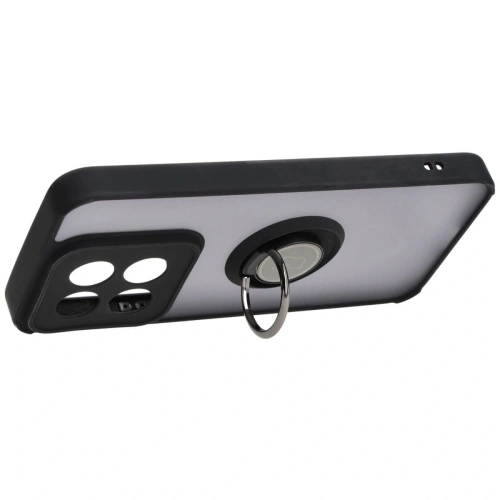 Kup Etui z uchwytem na palec Bizon Case Hybrid Ring do Xiaomi 14 przydymione z czarną ramką - BIZ4244 - {ean13} - Sklep Home Screen