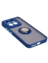 Kup Etui s úchytem na prst Bizon Case Hybrid Ring pro Xiaomi 14 kouřové s modrým rámečkem - BIZ4245 - {ean13} - Sklep Home Screen