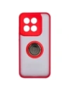 Kup Etui s úchopem na prst Bizon Case Hybrid Ring pro Xiaomi 14 kouřové s červeným rámečkem - BIZ4247 - {ean13} - Sklep Home Screen