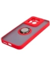 Kup Etui s úchopem na prst Bizon Case Hybrid Ring pro Xiaomi 14 kouřové s červeným rámečkem - BIZ4247 - {ean13} - Sklep Home Screen
