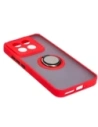 Kup Etui s úchopem na prst Bizon Case Hybrid Ring pro Xiaomi 14 kouřové s červeným rámečkem - BIZ4247 - {ean13} - Sklep Home Screen