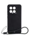 Etui Bizon Case Silicone Magnetic Sq do Xiaomi 14 černé