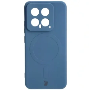Kup Etui Bizon Case Silicone Magnetic Sq pro Xiaomi 14 modré - BIZ4251 - {ean13} - Sklep Home Screen