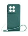 Kup Bizon Case Silicone Magnetic Sq Xiaomi 14 verde închis - BIZ4252 - {ean13} - Sklep Home Screen
