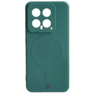 Buy Bizon Case Silicone Magnetic Sq Xiaomi 14 dark green - BIZ4252 - {ean13} - Home Screen Store Europe