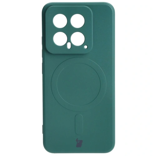 Kup Etui Bizon Case Silicone Magnetic Sq do Xiaomi 14 tmavě zelené - BIZ4252 - {ean13} - Sklep Home Screen