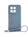 Bizon Case Silikon Magnetic Sq Xiaomi 14 grau