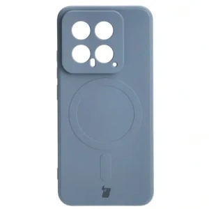 Kup Etui Bizon Case Silicone Magnetic Sq do Xiaomi 14 szare - BIZ4253 - {ean13} - Sklep Home Screen