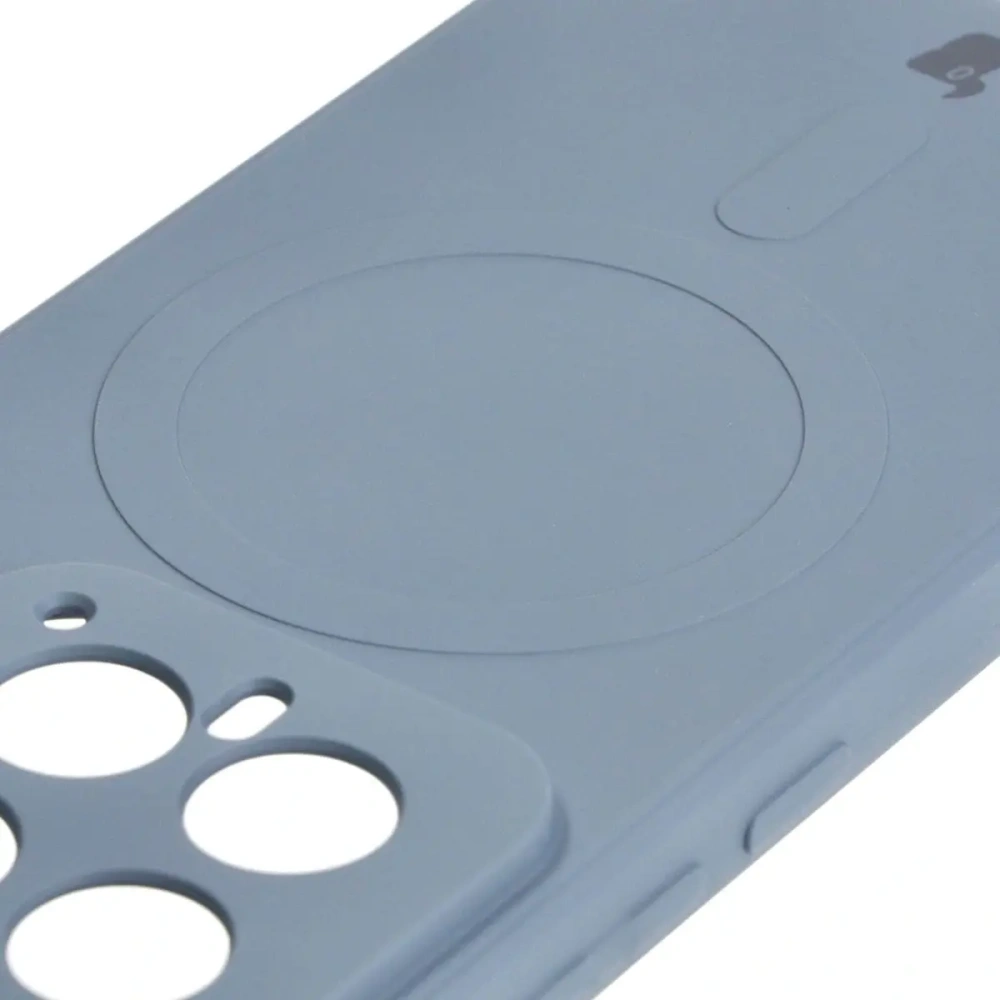 Etui Bizon Case Silicone Magnetic Sq do Xiaomi 14 szare