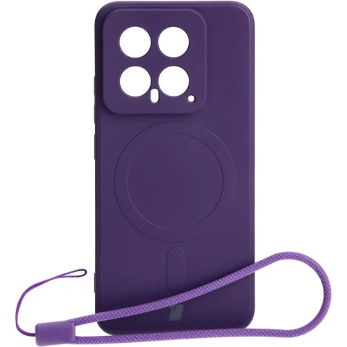 Kup Etui Bizon Case Silicone Magnetic Sq do Xiaomi 14 śliwkowe - BIZ4255 - {ean13} - Sklep Home Screen