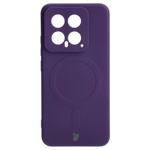 Kup Etui Bizon Case Silicone Magnetic Sq do Xiaomi 14 śliwkowe - BIZ4255 - {ean13} - Sklep Home Screen