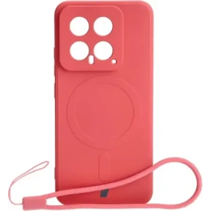 Kup Etui Bizon Case Silicone Magnetic Sq do Xiaomi 14 špinavě růžová - BIZ4256 - {ean13} - Sklep Home Screen