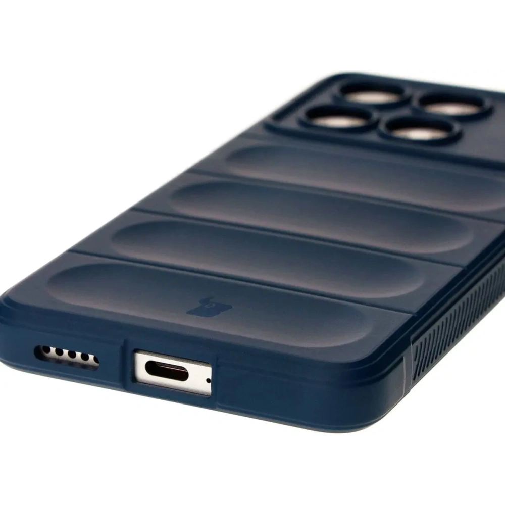 Pancerne etui Bizon Case Tur do Xiaomi Poco X6 Pro granatowe