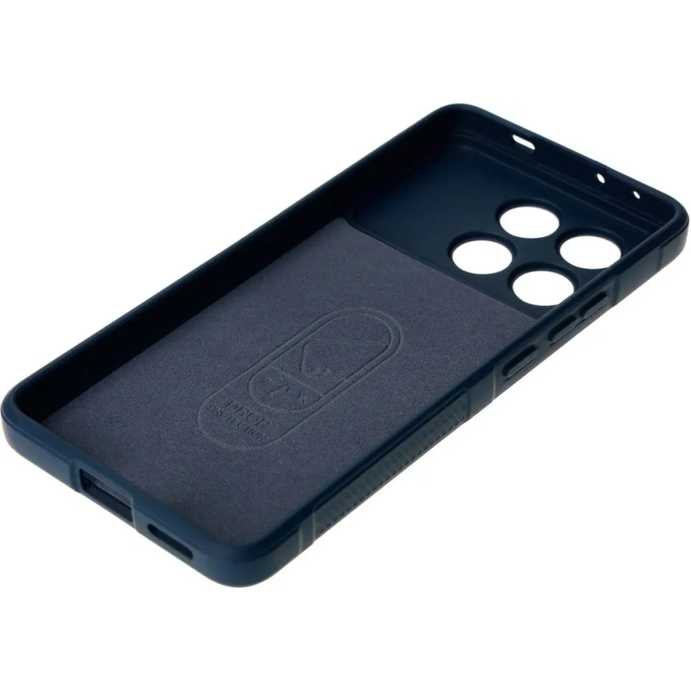 Pancerne etui Bizon Case Tur do Xiaomi Poco X6 Pro granatowe