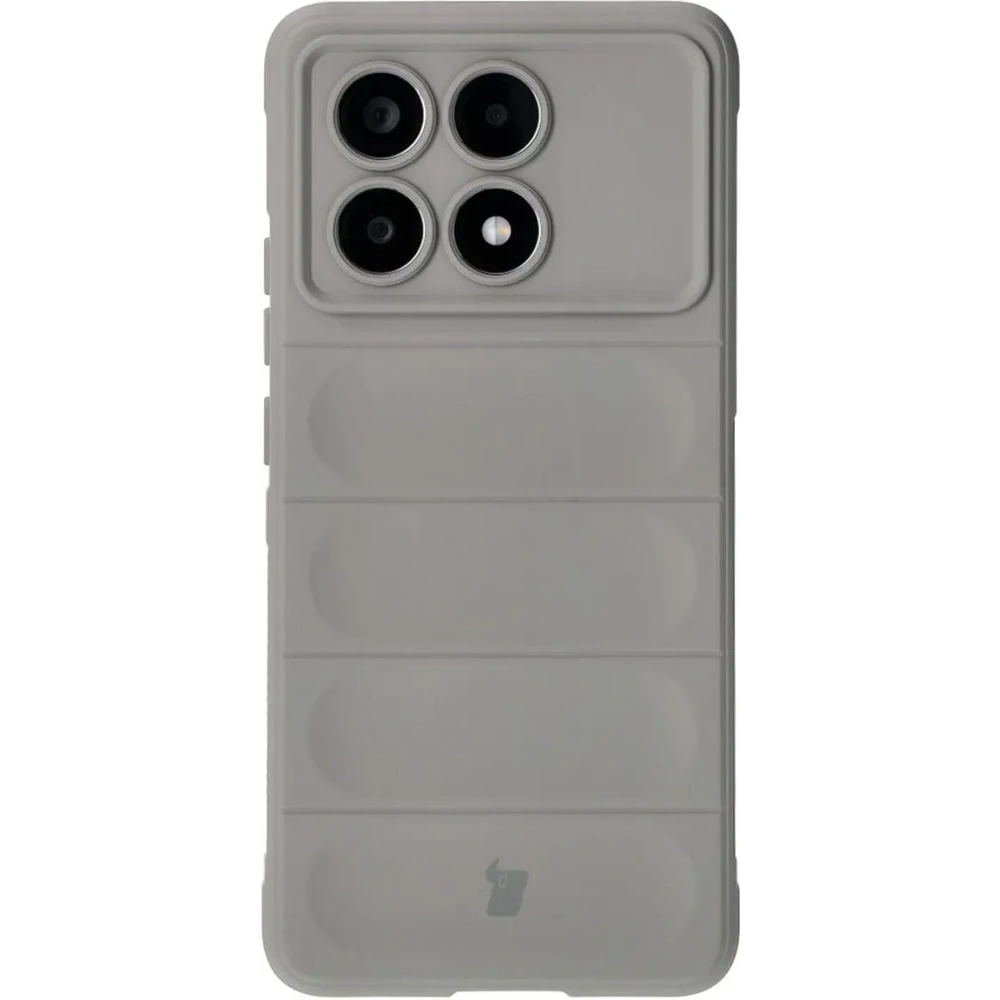 Pancerne etui Bizon Case Tur do Xiaomi Poco X6 Pro jasnoszare