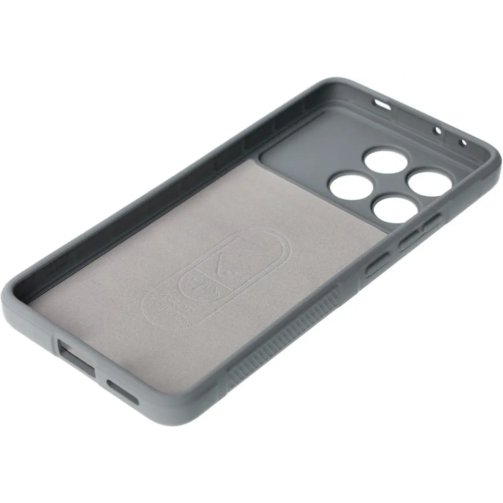 Pancerne etui Bizon Case Tur do Xiaomi Poco X6 Pro jasnoszare