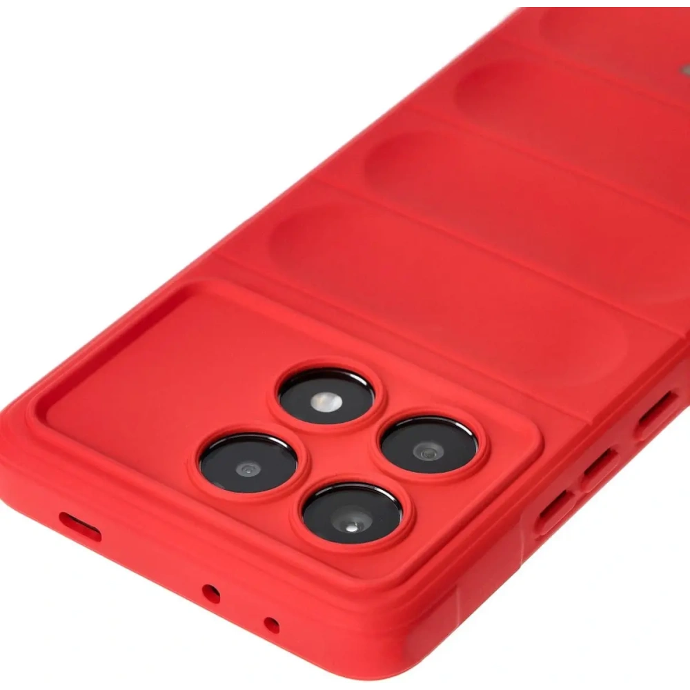 Pancerne etui Bizon Case Tur do Xiaomi Poco X6 Pro czerwone