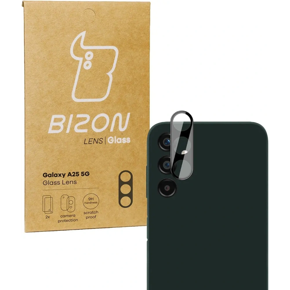 Szkło na aparat Bizon Glass Lens do Samsung Galaxy A25 5G [2 PACK]