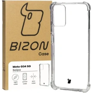 Kup Elastický obal Bizon Case Salpa pro Motorola Moto G34 5G průhledný - BIZ4271 - {ean13} - Sklep Home Screen