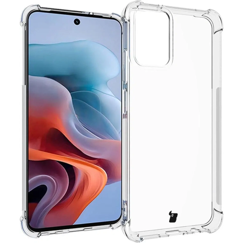 Elastyczne etui Bizon Case Salpa do Motorola Moto G34 5G przezroczyste