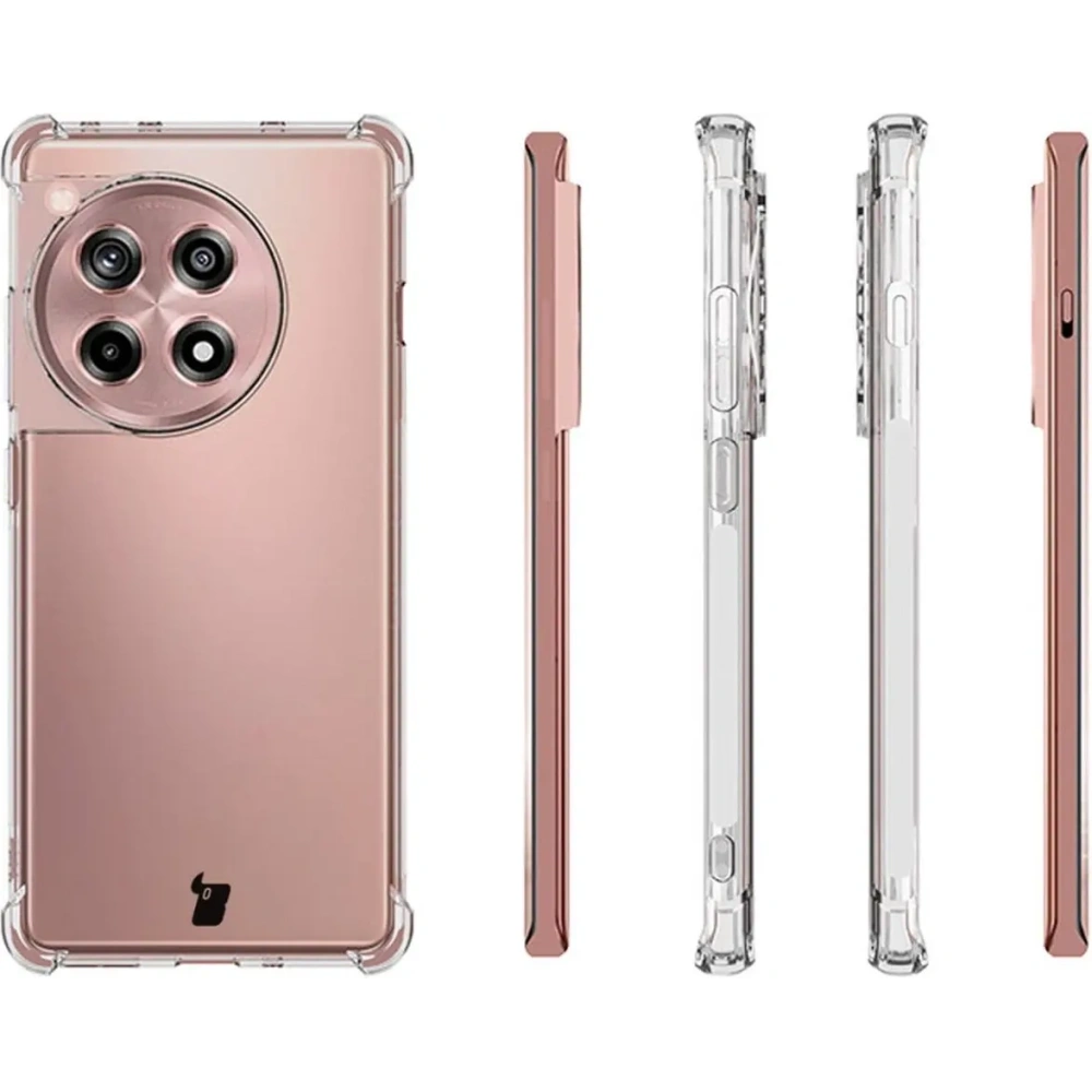 Elastyczne etui Bizon Case Salpa do OnePlus 12R przezroczyste